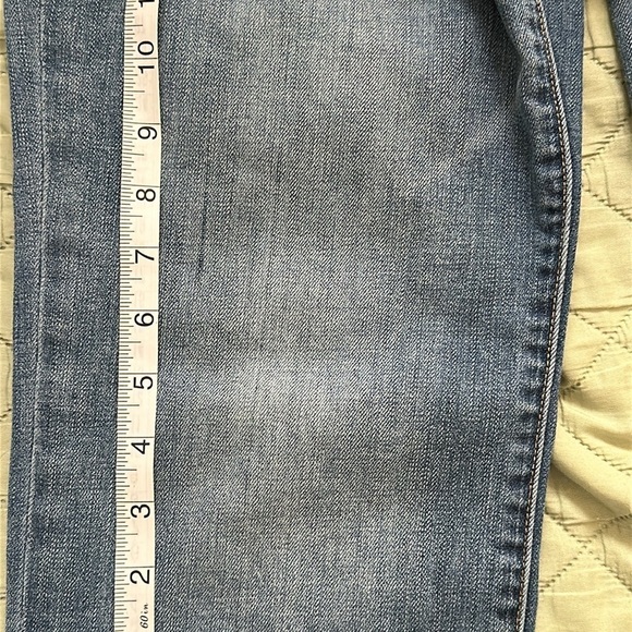 Lucky Brand Sweet Jean Crop Selvedge Seam Size 8/29 Decorative Rear Pockets - Picture 11 of 13